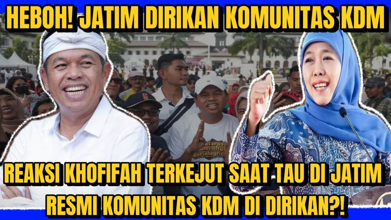VIRAL! KHOFIFAH TERKEJUT DI JATIM RIBUAN WARGANYA RESMI DIRIKAN KOMUNITAS KDM?!