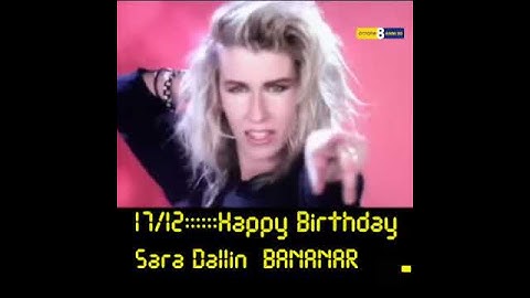 Thumbnail of 17:12::::::Happy Birthday   Sara Dallin  BANANARAMA