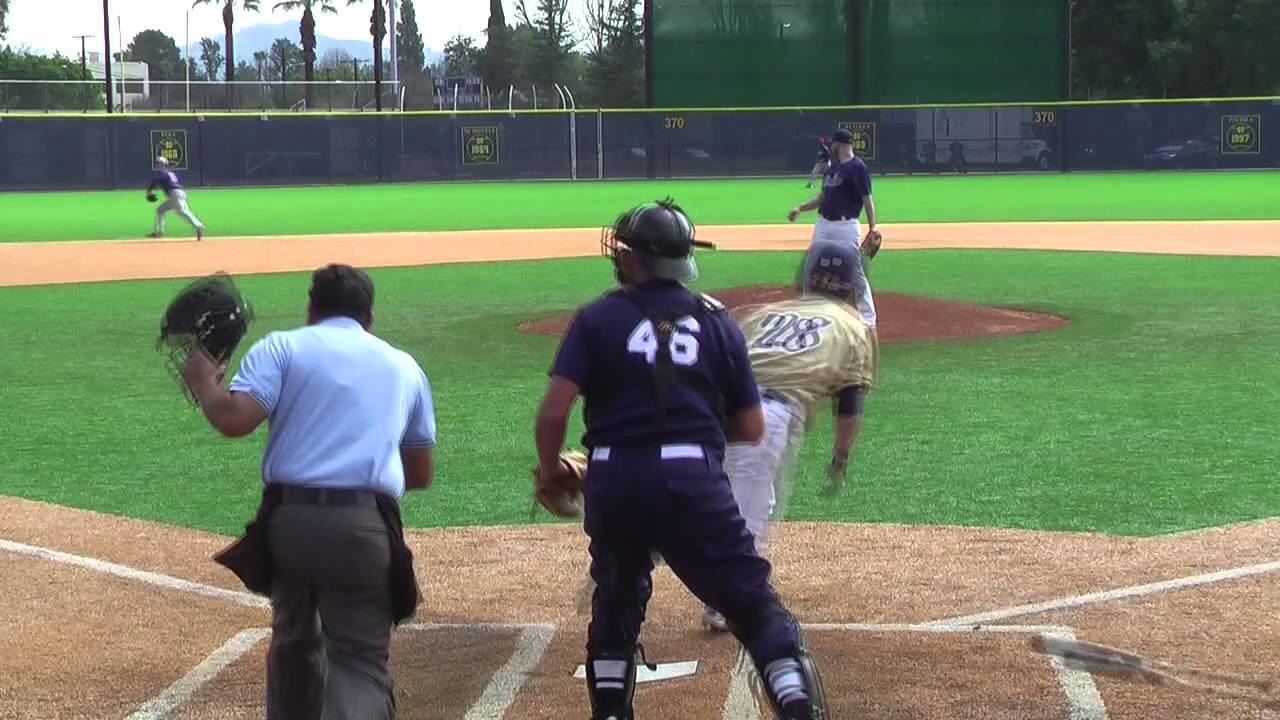 Jake Hirabayashi-line drive single, Alumni Game 2015