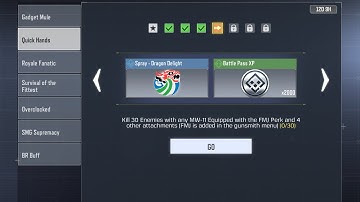 Kill 30 Enemies with any MW - 11 Equipped with the FMJ Perk and 4 other attachments (FM) is added in