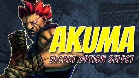 Akuma Hidden Option Select