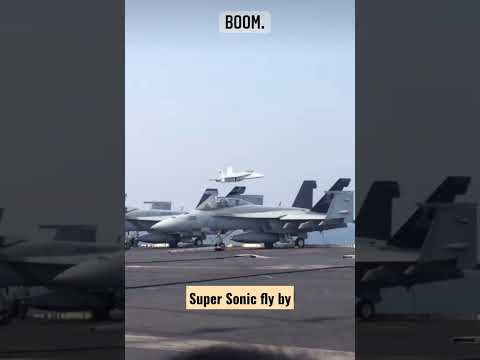 F-18 Supersonic Fly