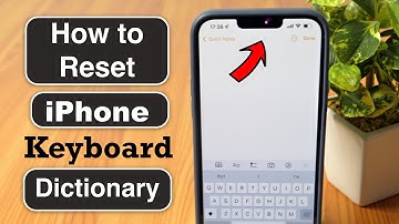 How to Reset Keyboard Dictionary on any iPhone? (*Quickest Method) ✅ ✅