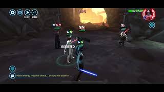 SWGOH GAC 3v3 - Padme Gideon cheese omi Traya easily! Don’t place Triumvirate on D🙈