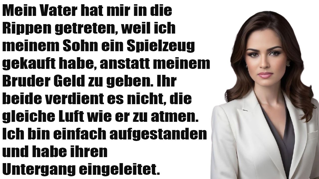 Mein Vater trat mich, weil ich meinem Sohn ein Spielzeug statt meinem Bruder Geld gab