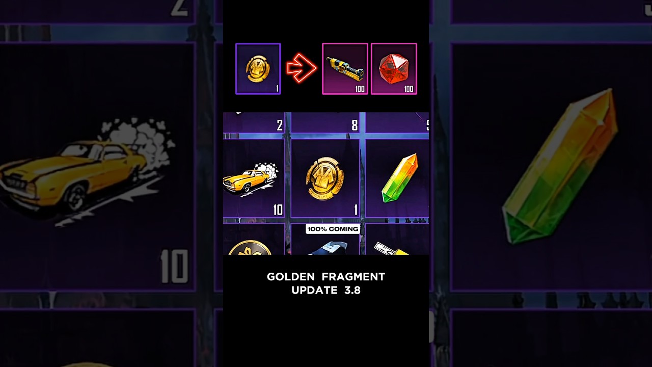 Golden Fragment Redeem Crate 3.8 Update😍✅ 