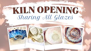 KILN OPENING 29 Aug 2025 Sharing all glazes