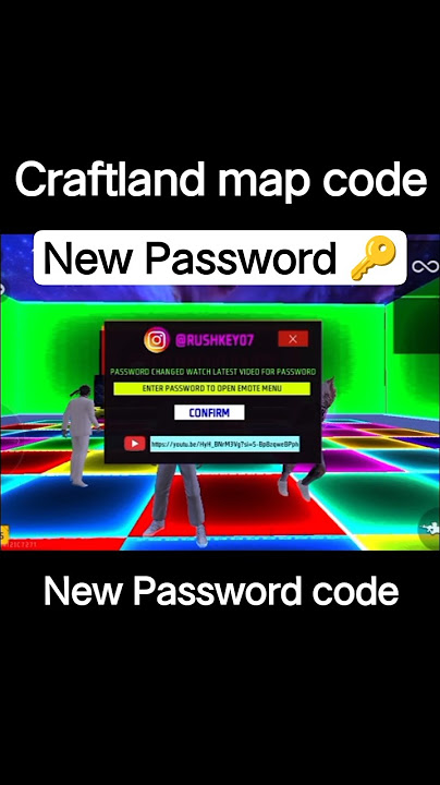 disco nacho map new Password #freefire #craftlandmap #rushkey