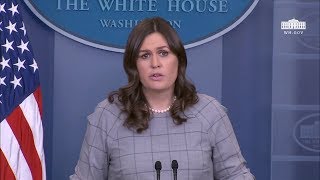 01/03/18: White House Press Briefing