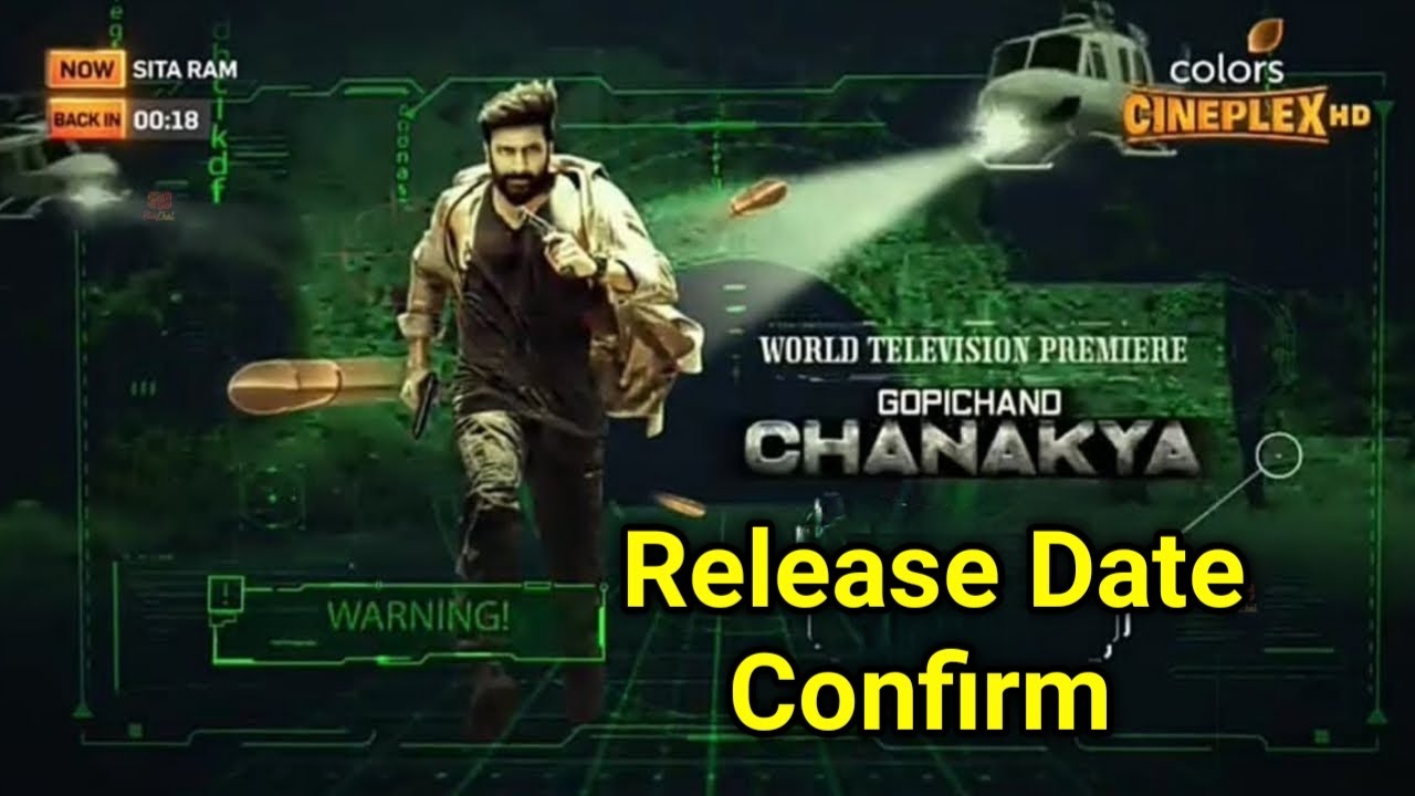 Chanakya Hindi Dubbed Full Movie | Release Date Confirmed | Gopichand | Mehreen Pirzada