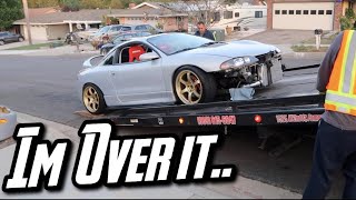 MITSUBISHI ECLIPSE GSX BREAKS DOWN..AGAIN!!