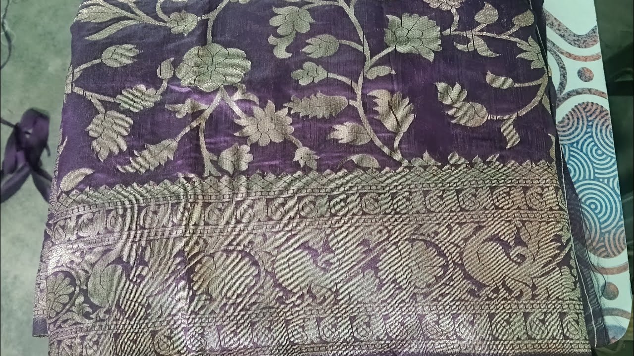 कम समय में साड़ी फॉल कैसे लगाएं//live tricks