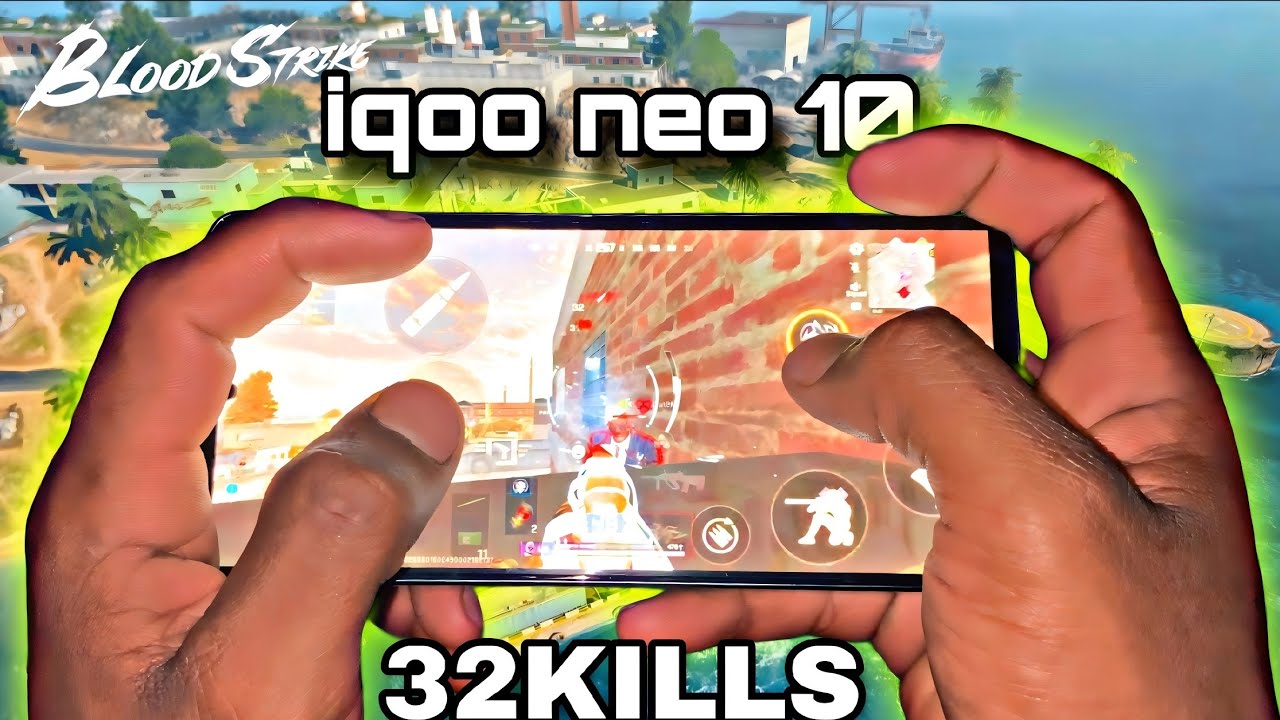 iqoo neo 10🔥HANDCAM 3 Finger 🔥32 kills BLOODSTRIKE