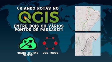 CRIANDO ROTAS NO QGIS ENTRE DOIS OU VÁRIOS PONTOS DE PASSAGEM (Online Routing Mapper e ORS Tools)