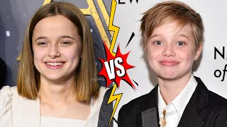 Shiloh Jolie-Pitt vs Vivienne Jolie-Pitt |Lifestyle Comparison 2023 |RW Facts & Profile|