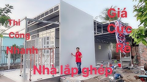 Hướng dẫn thi công nhà lắp ghép panel cực kì đơn giản, thi công cực nhanh.
