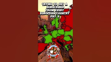 Trying to get a subscriber from every European country day 3