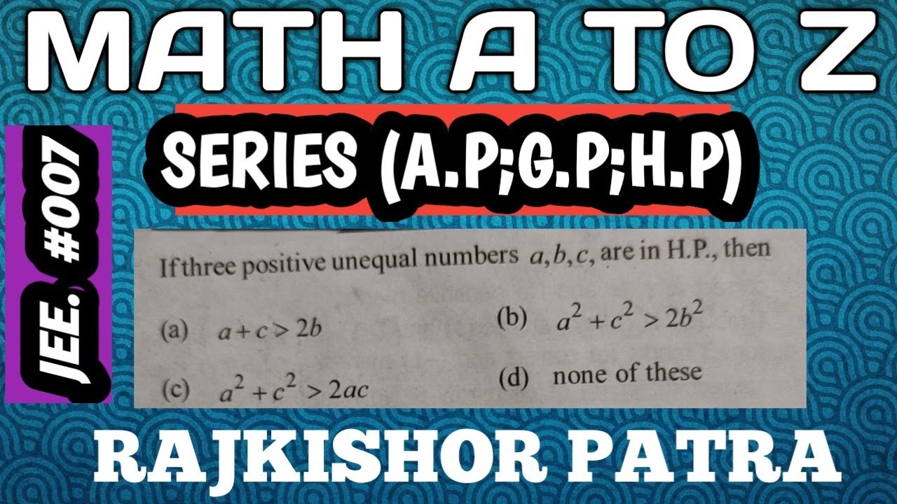 If three positive numbers a,b,c are in H.P.,then (a) a+c gt 2b(b)a^2+b ...