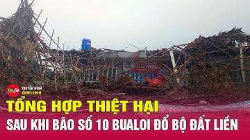 Tổng hợp thiệt hại sau khi bão số 10 Bualoi đổ bộ Nghệ An – Hà Tĩnh | Tin24h
