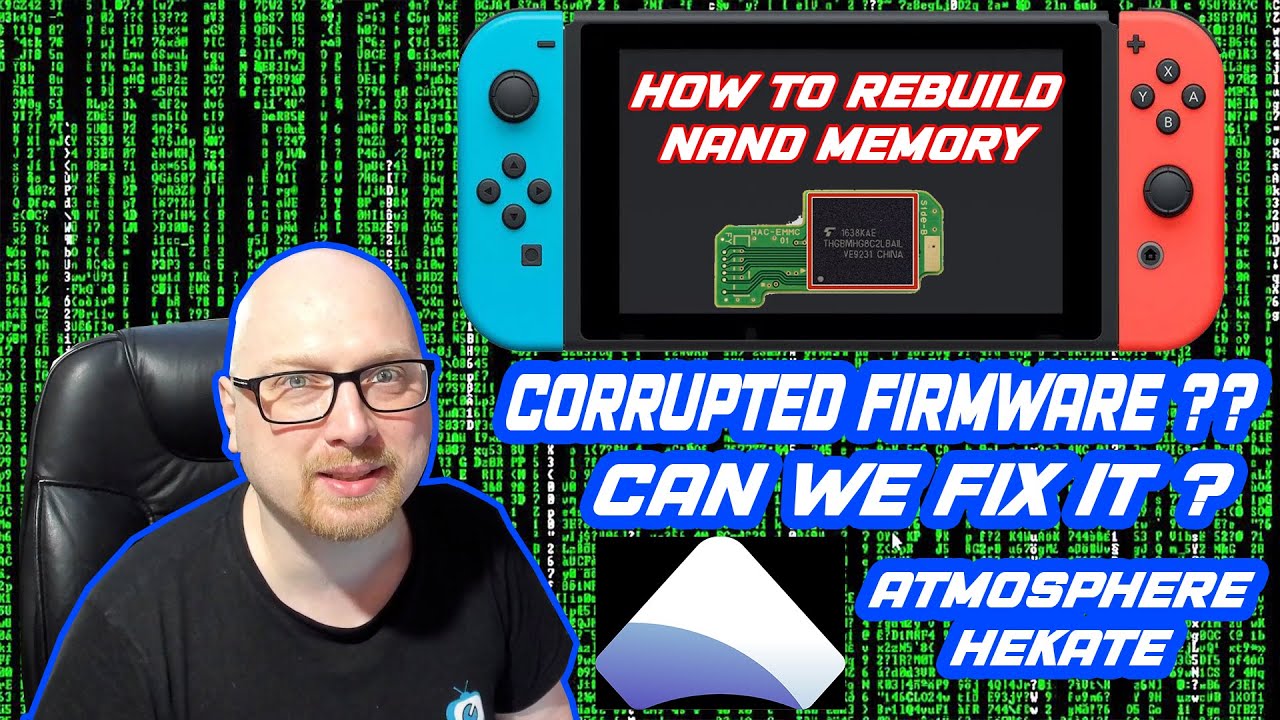 Rebuilding firmware emmc memory Nintendo Switch. - YouTube