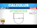 Calculus grade 12 Optimisation: Exam