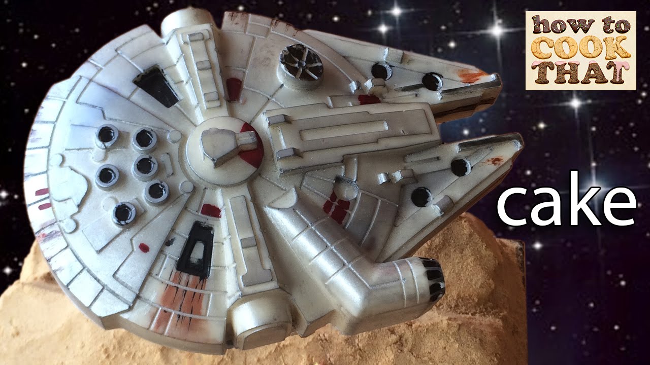 millennium falcon cake topper