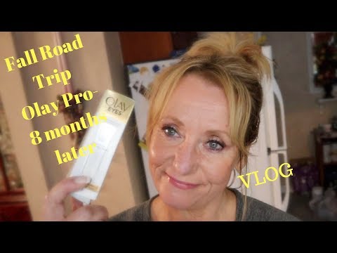 vlog-|-olay-pro-retinol-8-months-later-|-fall-road-trip-|-mature-beauty-|-sixty-plus