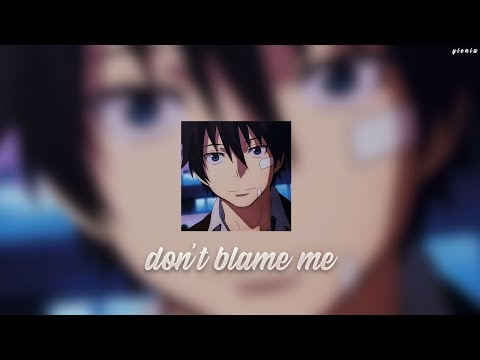 Taylor Swift - Don’t Blame Me (sped up+reverb)