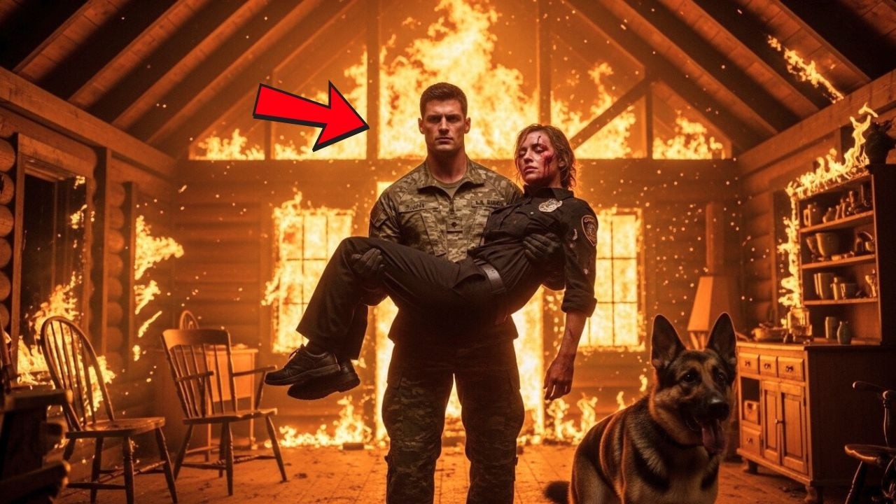 She Was Trapped in a Cabin of Flames—Until a Navy SEAL and His K9 Changed Her Fate