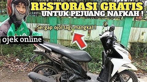 FREE RESTORATION ! HONDA Vario fi - Restorasi Gratis Motor ojol - Part #1