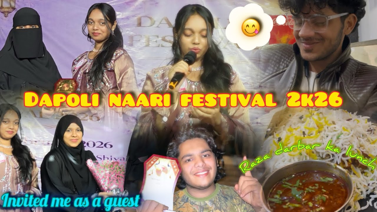 Dapoli naari festival invited me as a guest 