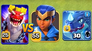 DRAGON DUKE VS ROYAL CHAMPION| Which One Is Better At Legends League ? #clashofclans #coc #gameplay  screenshot 3