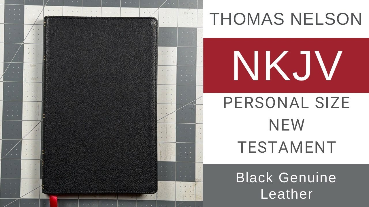 NKJV Personal Size New Testament (Black Genuine Leather) from @thomasnelsoninc 
