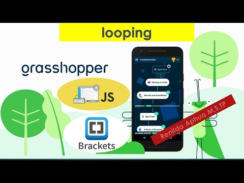 TUGAS 7A. LOOPING JAVA SCRIB GRASSHOPPER, RENILDA APHUA M, S.TP