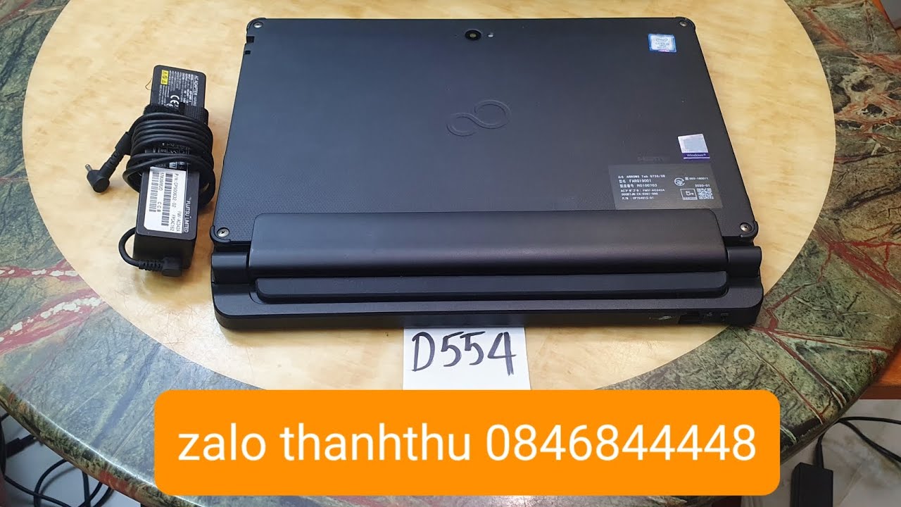 Confirmed. Fujitsu Arrows Tab Q738, manufactured in 2020, i5 8th