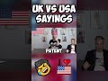 UK VS USA Saying "PATENT" #shorts