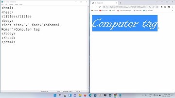 HTML font Tag face Attribute | How to change Font type in HTML - HTML in Hindi|Computer tag