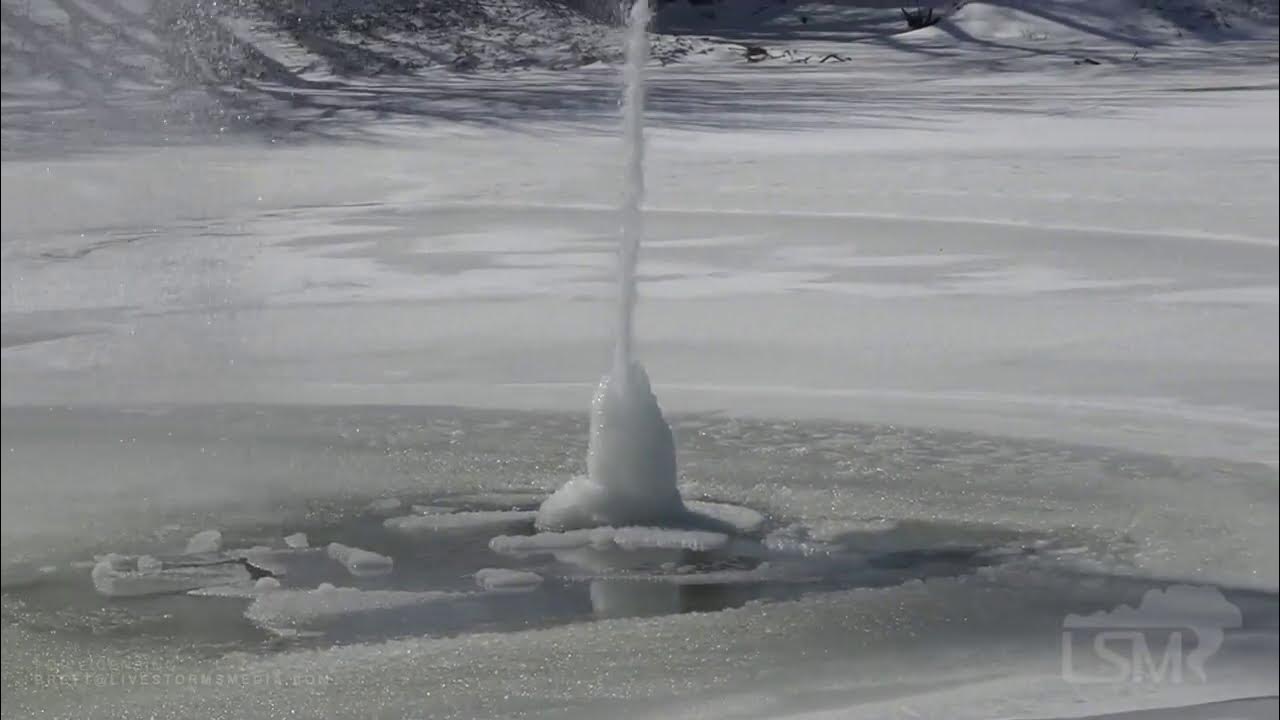 02152021 Lewisville, TX Car Stuck in Snow, Shoveling, Steam Spout