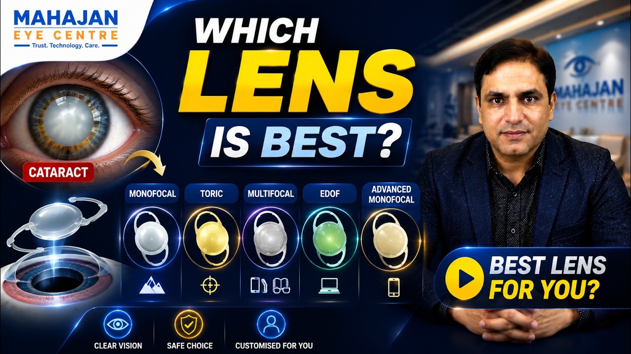 👁️ Best Cataract Lens Kaunsa Hai? 😳 | Monofocal vs Multifocal vs Toric ...