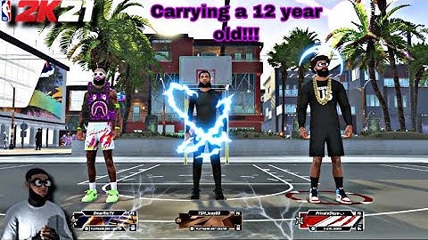 carrying a 12 year old cause we don’t have a third to run with