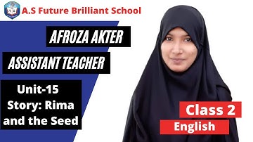Class 2 English For Today Unit-15 | Story: Rima and the Seed