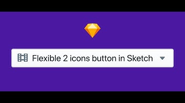 Flexible 2 icons button in Sketch with Smart Layout