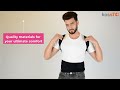 Kossto adjustable  breathable posture corrector belt