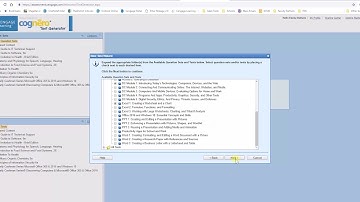 Adding the Cognero Test Generator and Creating a Test