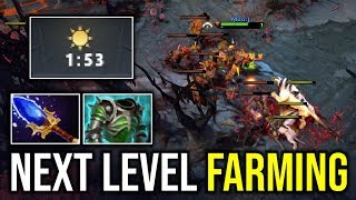 NEXT LEVEL FARMING..!! Insane Stucking & Blocking Creep Bristleback by Moo 7.22c | Dota 2