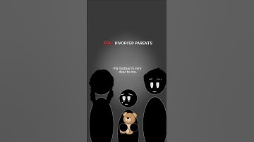 Divorced parents #vent #mentalhealth #sad #divorce #animation #shorts