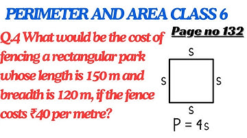 What would be the cost of fencing a rectangular park whose length is 150 m and breadth is 120 m
