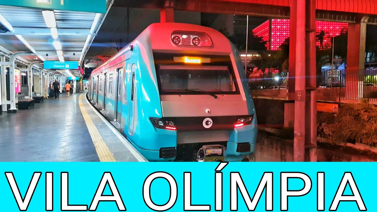 Via mobilidade | Movimentações de trens na estação Vila Olímpia #389(4K)#04