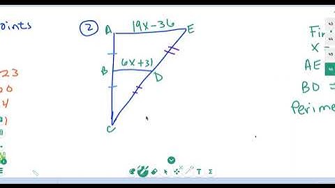 Geo Triangle midsegment Theorem