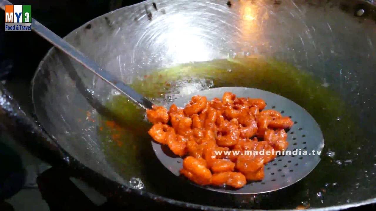 Prawns Fry Recipe | How to Make Prawn Fry | Royyala Vepudu | POPULAR STREET FOODS IN INDIA